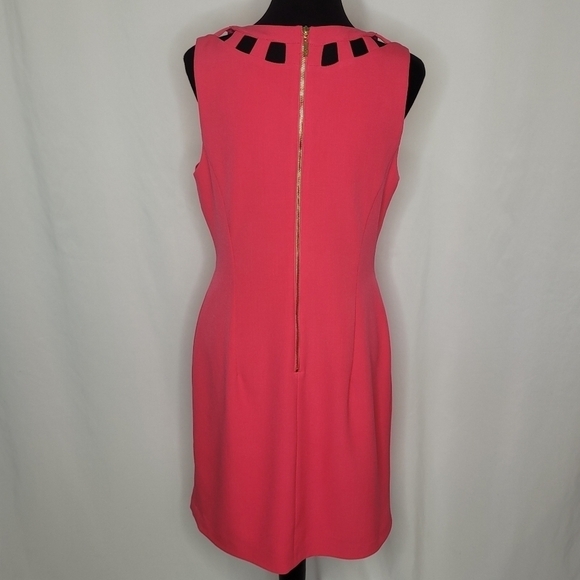 Eliza J Pink Sheath Dress - Size 12 - Picture 5 of 13